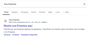 Pesquisa do google